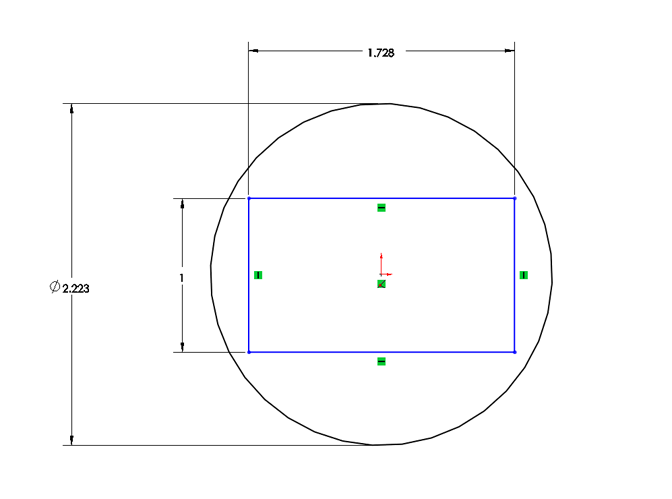 Depicting the inner dimensions of the Stashable Storage Tube